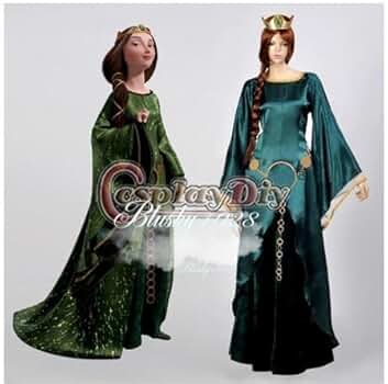 メリダとおそろしの森 コスプレ衣装 ウィッグ フルセット Dハロ仮装 ディズニー ディズニー メリダとおそろしの森 メリダ 大人 コスプレ Dハロ